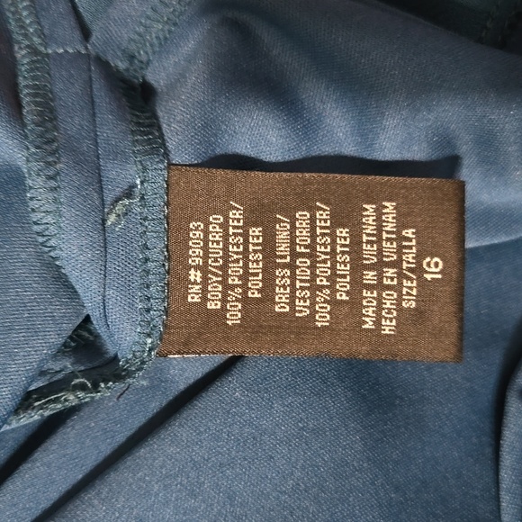 Dana Kay Sleeveless Turquoise Long Dress - Picture 6 of 9